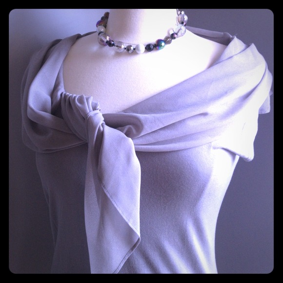 **SOLD**. Pretty Gray Top