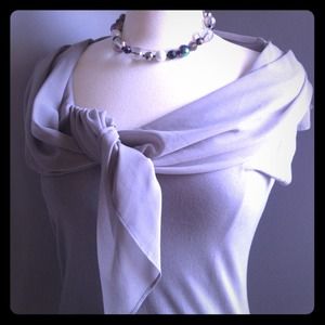 **SOLD**. Pretty Gray Top