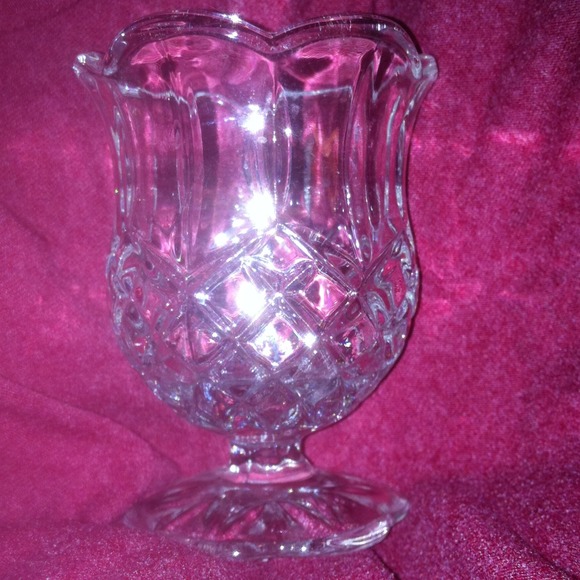 HI heavy glass votive