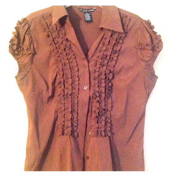 $Reduced $Brown ruffle short