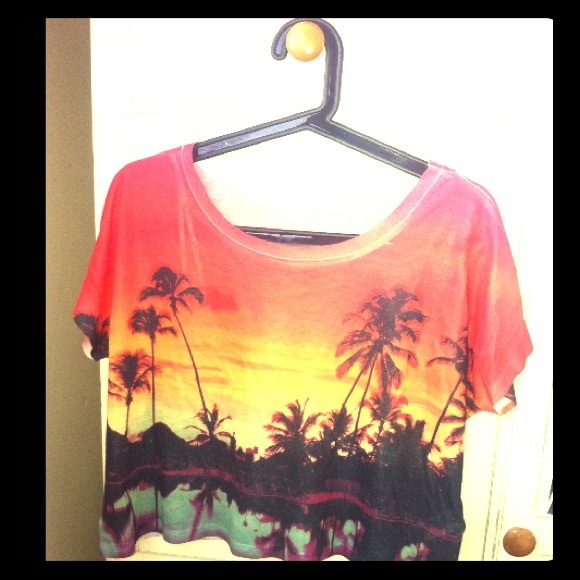 Sunset Crop Top