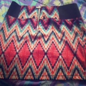 Tribal body con skirt