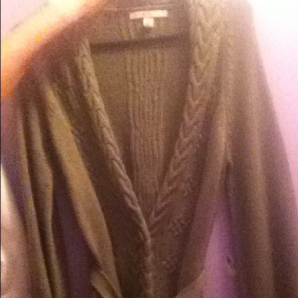 Olive green, long sleeve sweater