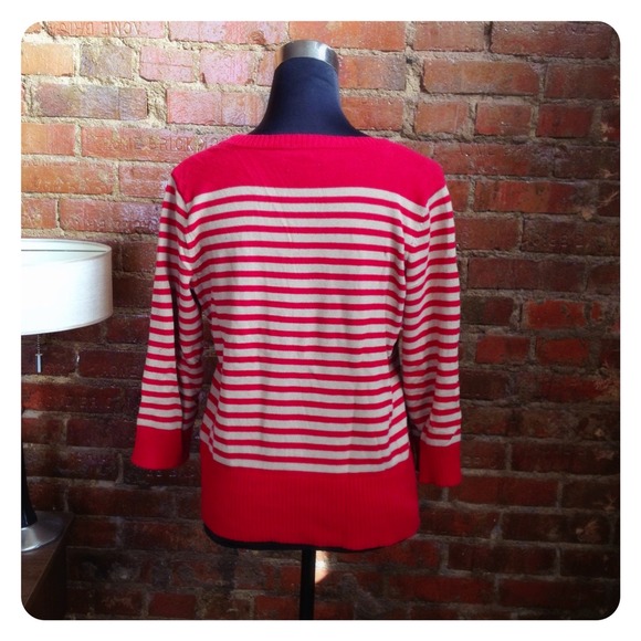 vintage Sweaters - HALF OFF SALE | Red Striped Sweater vintage Sweaters - HALF OFF SALE | Red Striped Sweater