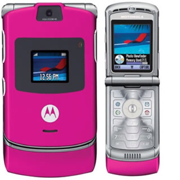 💗Pink Motorola v3💗