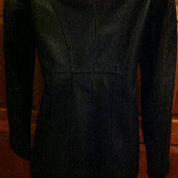 ๐SOLD๐ Black Leather Jacket - Picture 3 of 4