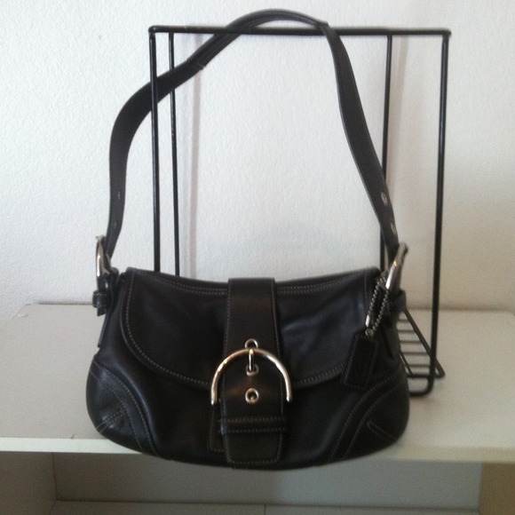 🚫🚫SOLD🚫🚫Authentic COACH black leather SOHO bag