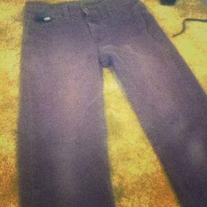 Purple skinny jeans