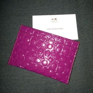NWT Coach card case!