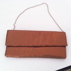 Sasha Sequin Evening Clutch Handbag Purse