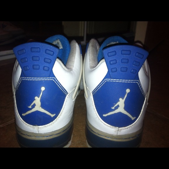 Authentic Fusion Military Blue 4s - Picture 2 of 4