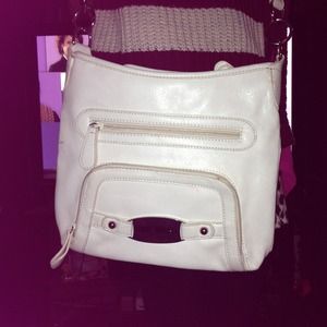 White Nine west cross body bag