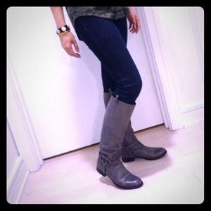 Gucci Boots - ❌HOLD Grey Gucci riding boots Gucci Boots - ❌HOLD Grey Gucci riding boots