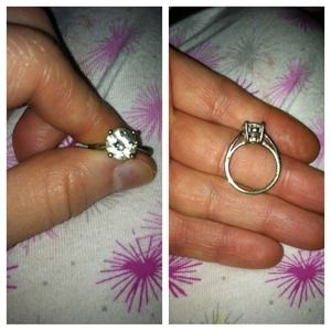 Fake diamond ring size 5