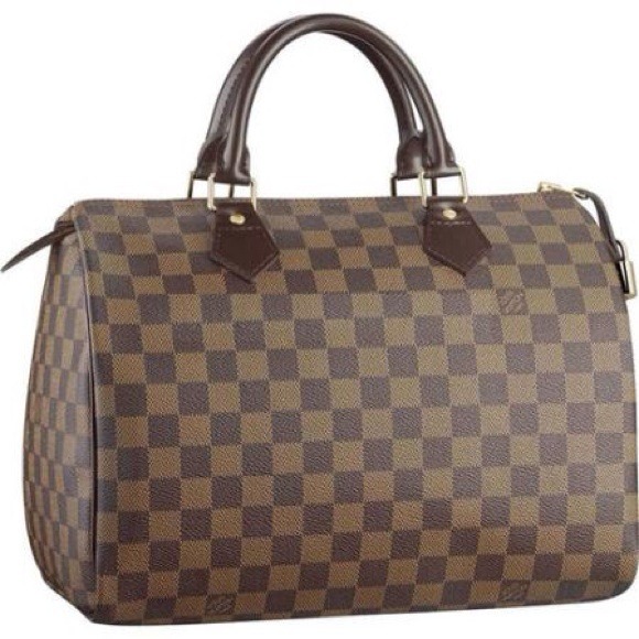 Louis Vuitton speedy 30 Damier Ebene canvashandbag