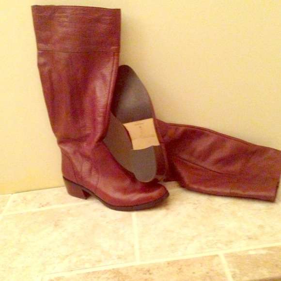 Nine West Boots - Only wore once did not like heel.