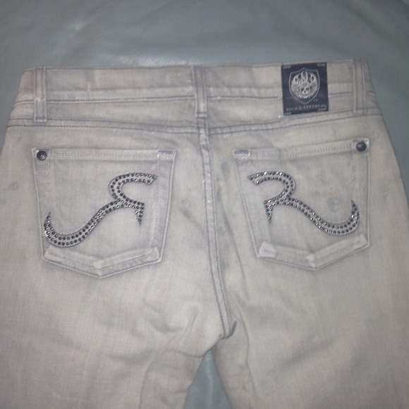 Rock & republic grey washed jeans - Picture 1 of 4