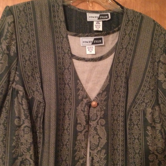 Plus size dress and jacket