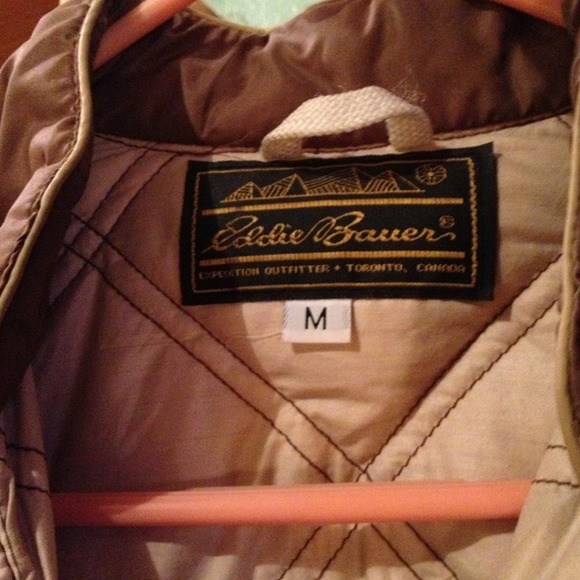 Eddie Bauer Intimates & Sleepwear 100 Goose Down Brown Robe Medium