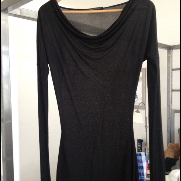 **RESERVED** BCBG sheer cowl neck top