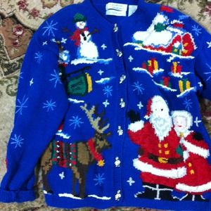 Woman's Christmas sweater