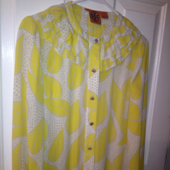 Traded Tory Burch silk blouse.