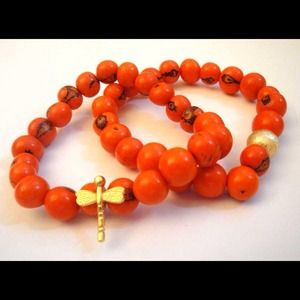 Firefly Elastic Beaded Bracelets Set