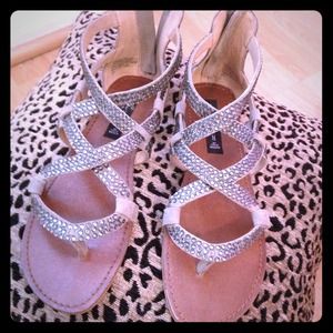 Steven by Steve Madden,crystal gladiator sandals