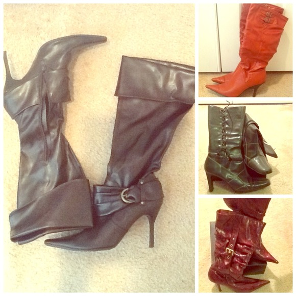 BOOT BUNDLE!!! 4 pairs!!!