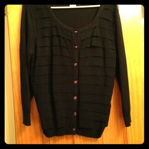 Black Michael Kors button cardigan
