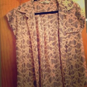 Demi-Sleeve BCBG Generation Printed top