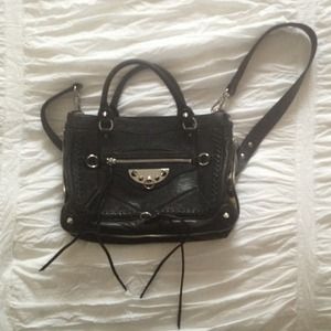 SOLD!!Sam Edelman black satchel with spike studs