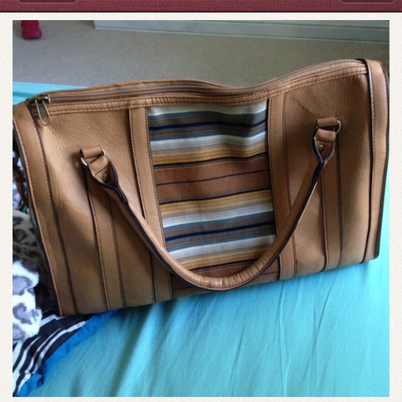 Striped Satchel by Forever 21