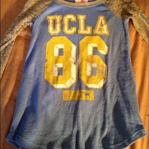 TRADED Pink UCLA Thermal and AmericanEagle Cardie