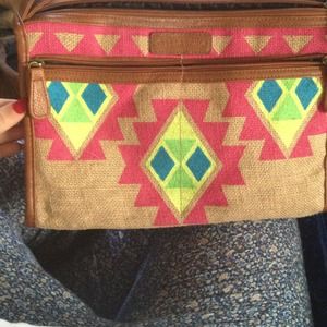 Neon Tribal day clutch