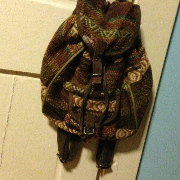 Boho backpack, gently used.