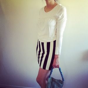 Bundle! Cole Haan handbag, Zara top, F21 skirt