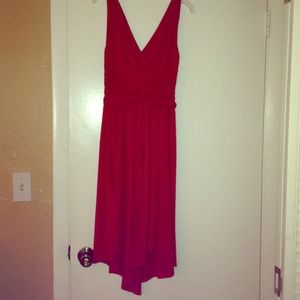 Red holiday dress. Worn once.