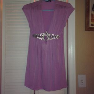 Gorgeous sparkle lavender mini dress