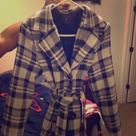 Forever twenty one plaid coat