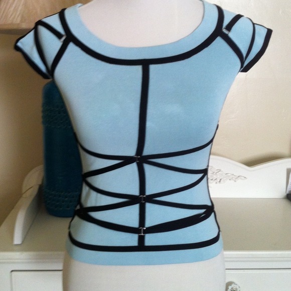 Sexy knit top by etincelle couture XS