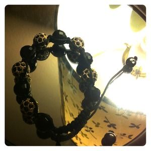 Black and gold bracelet