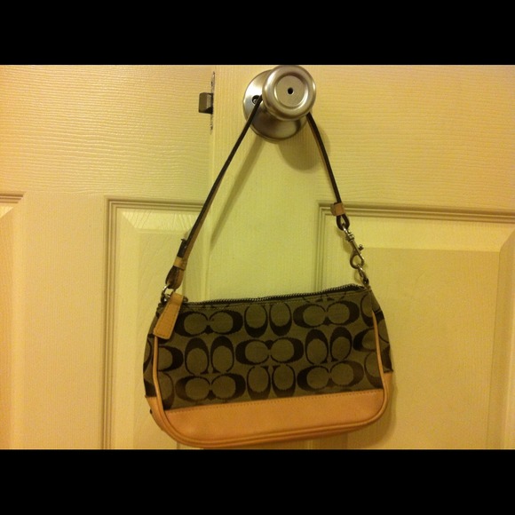 Brown coach purse