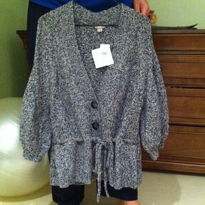 RESERVED NWT J Jill 3/4 length sleeve sweater