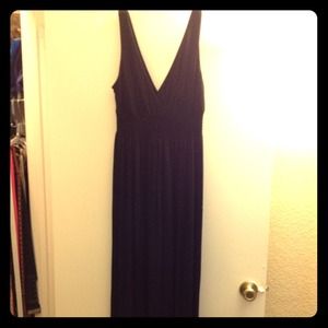 Black Sleeveless Maxi Dress