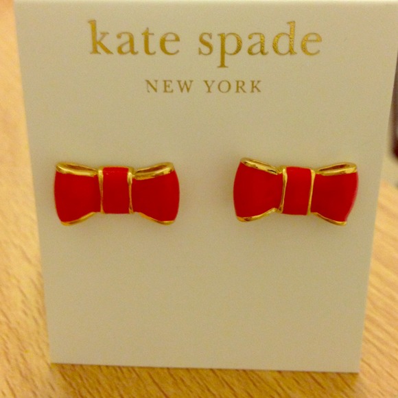 kate spade Jewelry - Cute Kate Spade Bow Earrings