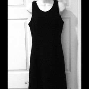 Black crepe wool Armani LBD sz 8