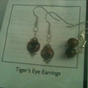 Tigers Eye Earrings