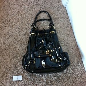 NEW black IMAN purse