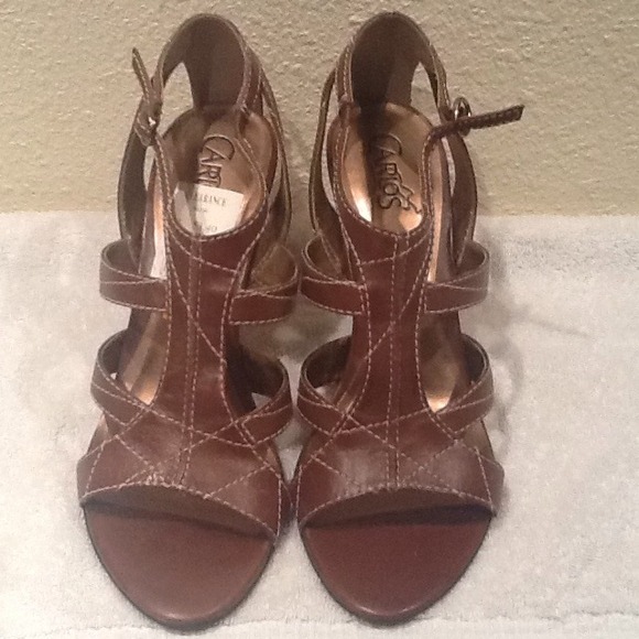 Coffee bean Carlos Santana shoes 10M - Picture 2 of 4